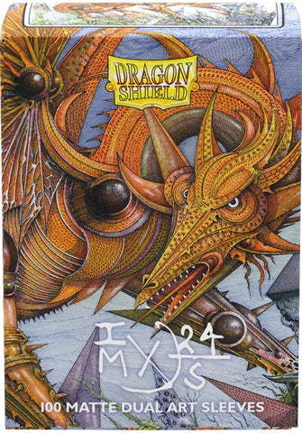 The Millerax Brushed Art Dual Matte Sleeves - Dragon Shield Standard Size Sleeves