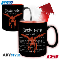 DEATH NOTE MUG HEAT CHANGE L & LIGHT 460ML
