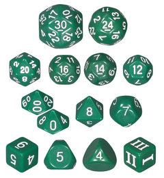 Dice of Unusual Size - DCC 14-Die Dice Set
