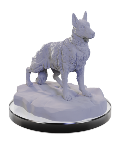 WIZKIDS UNPAINTED MINIS WV22 DOG COMPANIONS