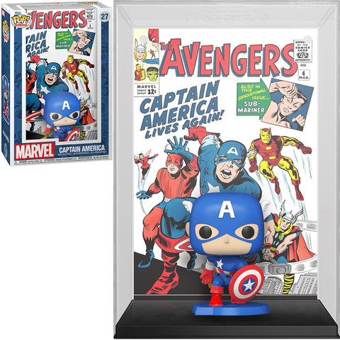 Captain America Avengers Issue #4 (w/ case) - POP Comic Covers