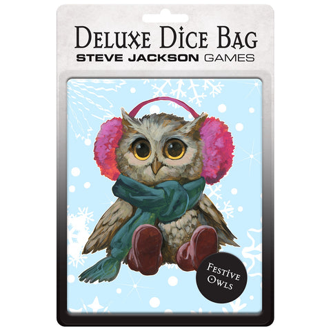 Festive Owl Dice Bag