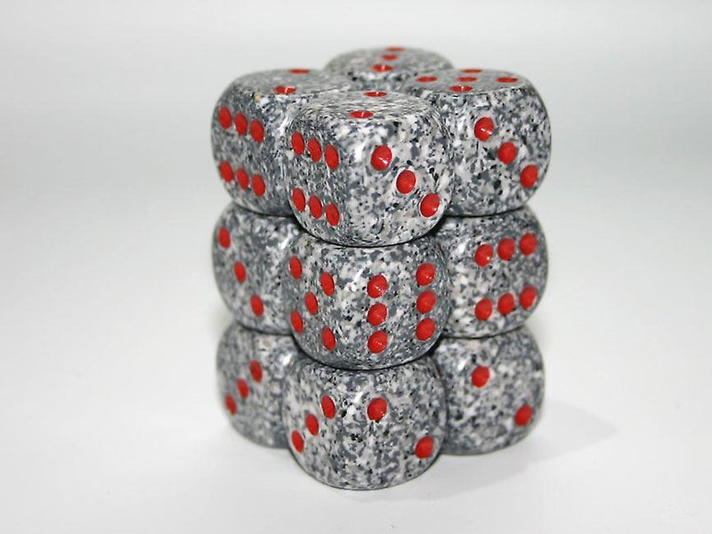 Speckled Granite - 16mm D6 Dice