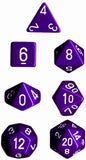 Opaque Polyhedral 7 dice Set