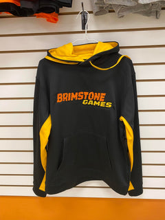 Pull Over Hoodie Black w/ Gold *NEW LOGO*