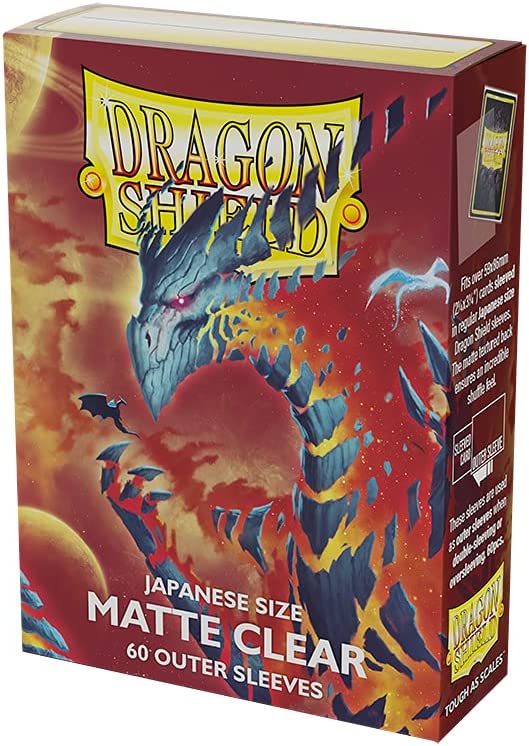 Matte Clear Outer Double Sleeves Japanese Size - Dragon Shield Sleeves