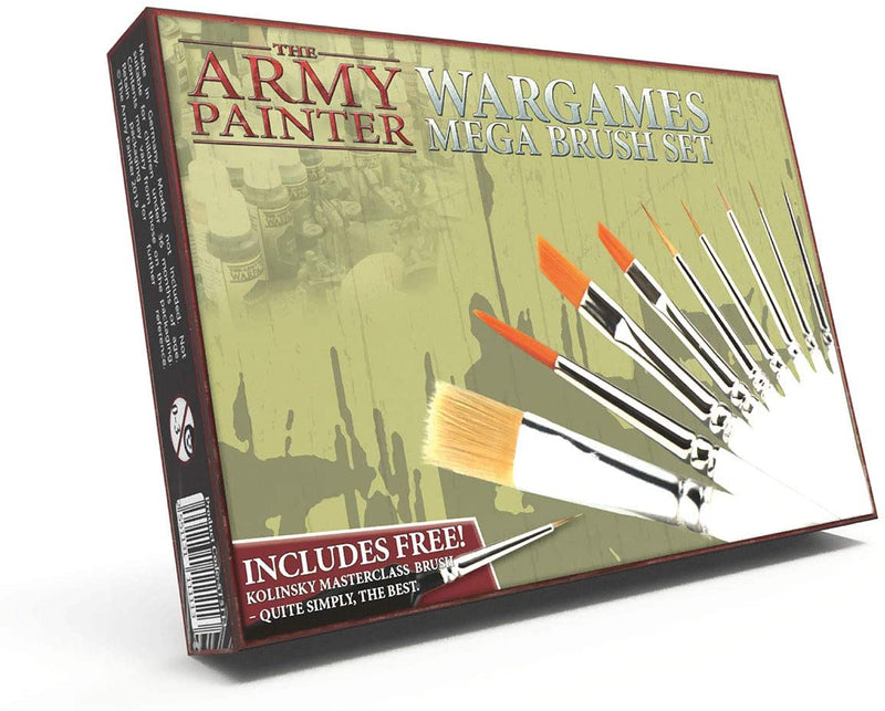 The Army Painter Wargames Mega Brush Set