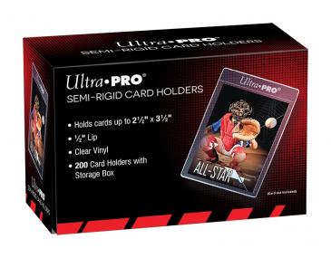 Ultra Pro Semi-Rigid 1/2" Lip Sleeves 200ct