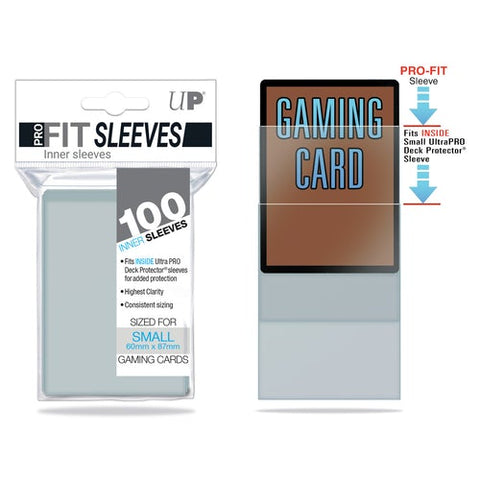 Ultra Pro Pro-Fit Top-load Sleeves - For Small Gaming Cards