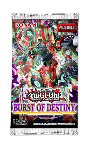 Yu-Gi-Oh! Burst of Destiny Booster Pack