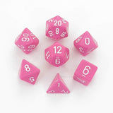 Opaque Polyhedral 7 dice Set