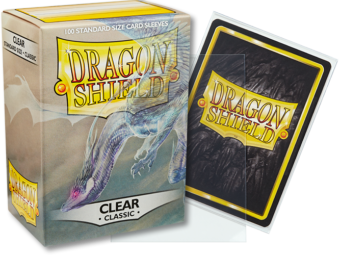  Dragon Shield 100 Standard Size Clear Resealable Sleeves (5  Packs) : Toys & Games