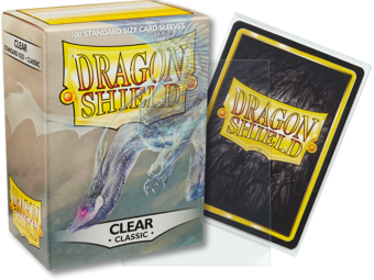 Dragon Shield Standard Size Sleeves - Classic Clear - 100 Count