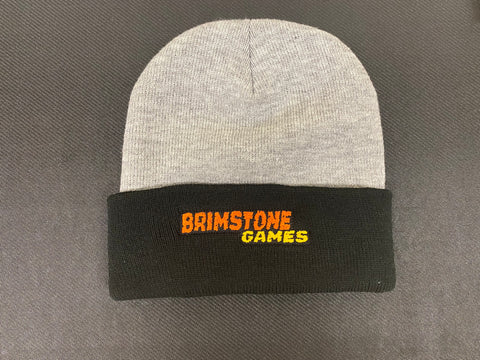 Brimstone Logo Hat - Grey & Black w/ Logo