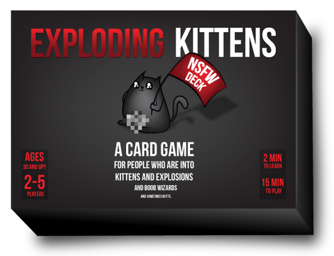 Exploding Kittens NSFW Deck