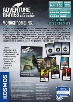 Adventure Games Discover the Story - Monochrome Inc.