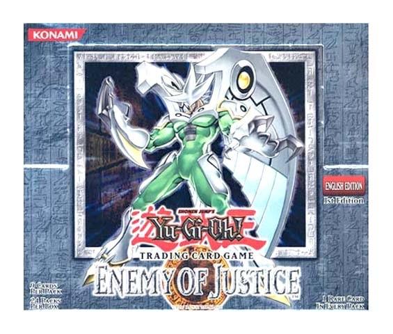 Yu-Gi-Oh! Enemy of Justice 1st Edition Booster Box - Retail Box