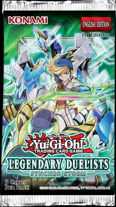 Yu-Gi-Oh! Legendary Duelists - Synchro Storm Booster Pack (1st Edition)