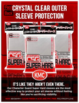 KMC Character Sleeve Guard Super Hard Clear (Outer Double Sleeve)
