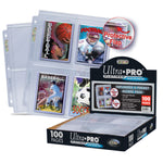 Premium Series 4-Pocket Secure Pages (100ct) for Toploaders