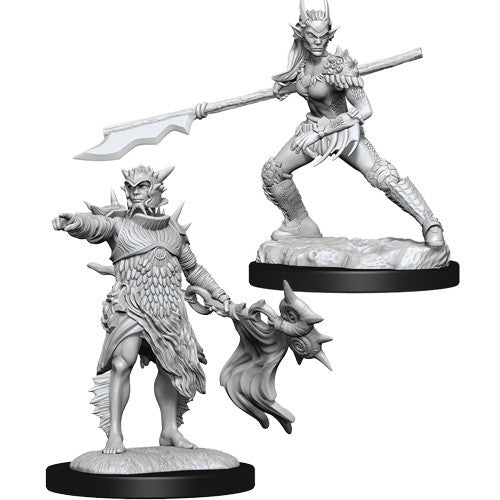 MTG UNPAINTED MINIS WV1 CORALHELM COMMAND/MERFOLK